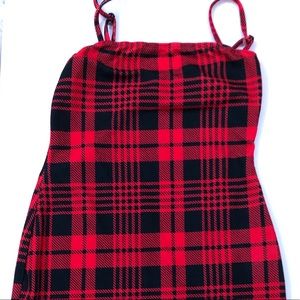 plaid dress